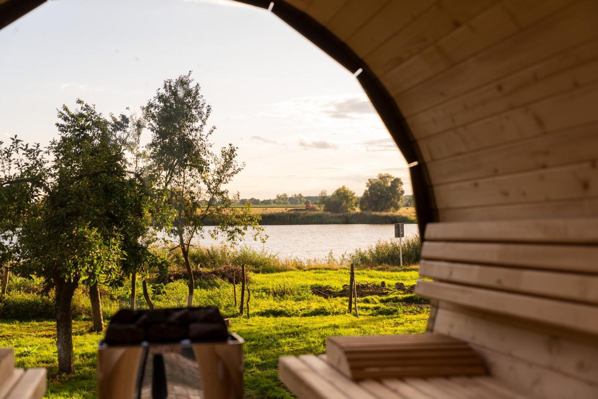 Oderpoint#Sauna#Jacuzzi Gozdowice Dış mekan fotoğraf