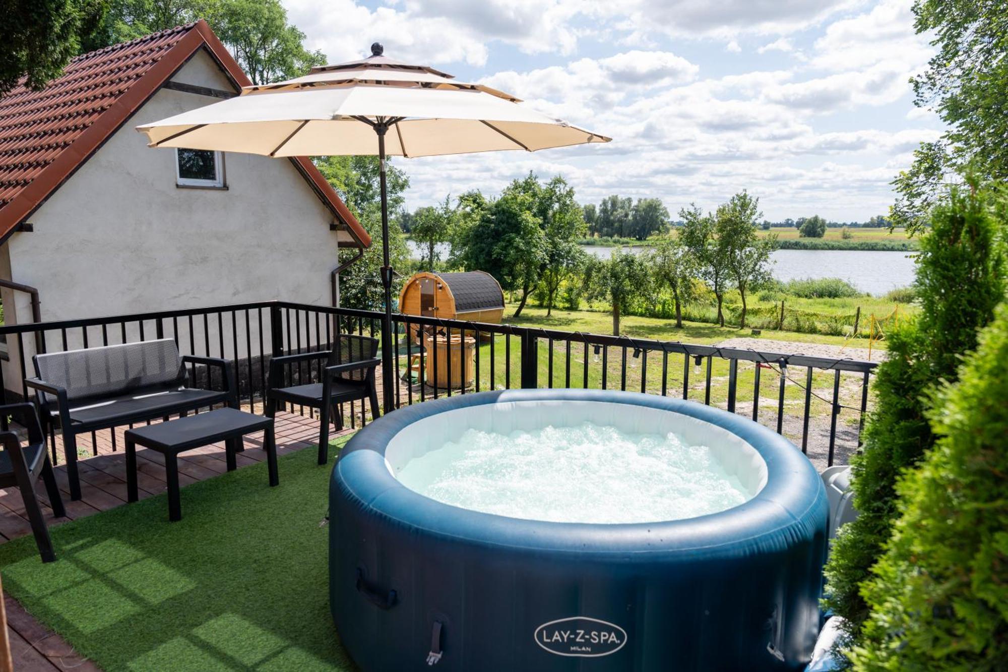 Oderpoint#Sauna#Jacuzzi Gozdowice Dış mekan fotoğraf